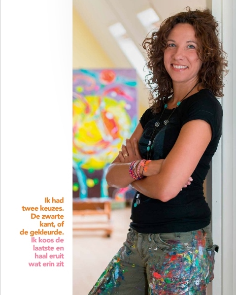 kunstenares marieke brouwers uit zwolle in magazine bijzonder zwolle