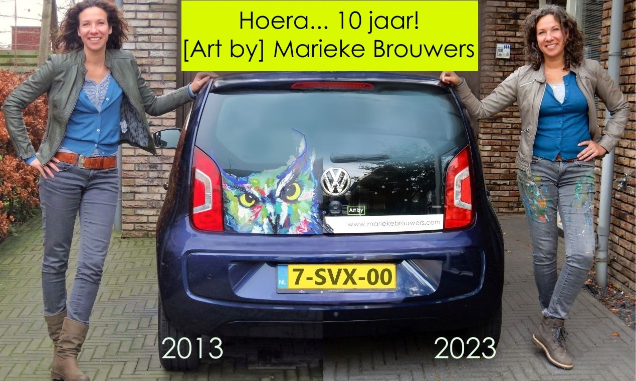 10 jaar ondernemerschap, 10 jarig jubileum, 10 jaar kunstenaar in Zwolle